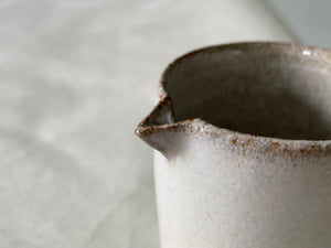 handmade Pitcher by ceramic artist “try something” Helen Hacker