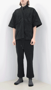Black Haori Pants - ANMO x Injury - "Stay at home Capsule Collection"