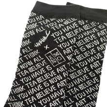 Load image into Gallery viewer, The INJURY x ANMO socks black
