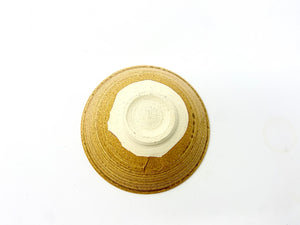 Matcha bowl yellow - vintage Kiyomizu -summer-