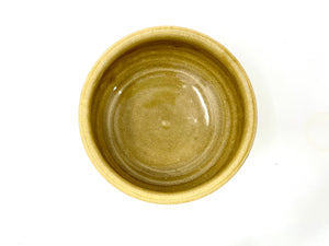 Vintage Kensui yellow - (waste water bowl) - Kiyomizu