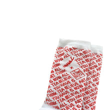 Load image into Gallery viewer, The INJURY X ANMO red and white socks